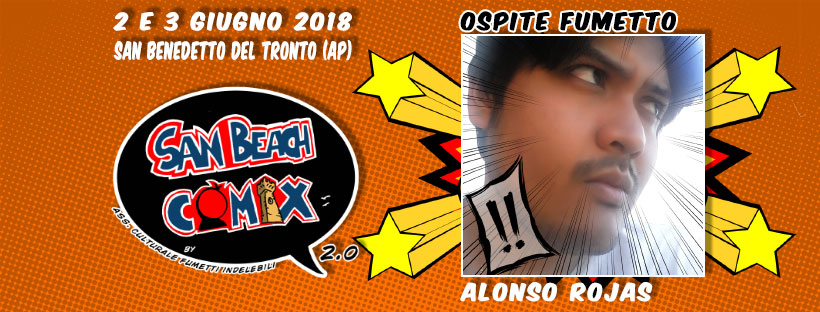 Ospite San Beach Comix 2018: Alonso Rojas