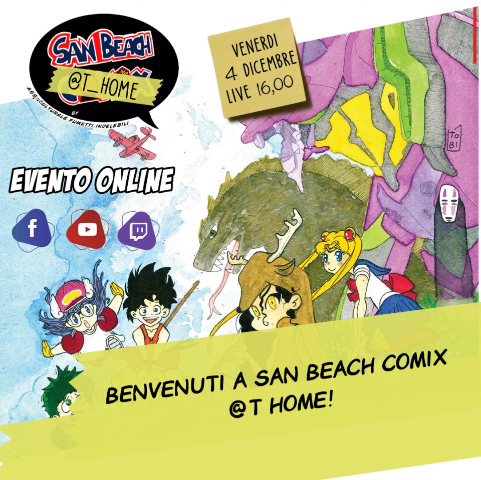 San Beach Comix @t Home: Programma e Locandina